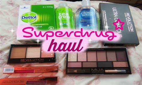 Superdrug Beauty Haul ♡ - YouTube