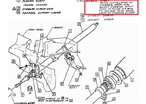 Steering Column Diagram Corvetteforum Chevrolet Corvette Forum