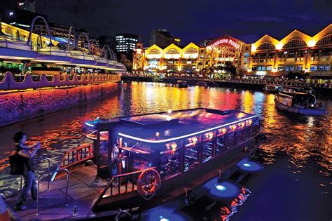 Tourist Attractions In Singapore Boat Quay And Clarke Quay