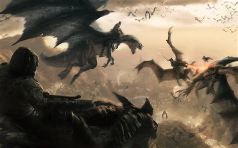 The Great Dragon Wars Fantasy Dragons 1920x1080 Wallpapers Dragon Rider