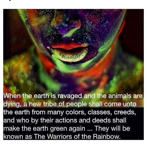 Rainbow Warriorshopi Prophecy Native American Proverb Native