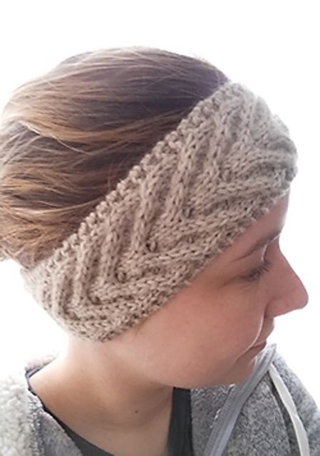 Ravelry Alpine Headband Pattern By Zen Fibers Knit Headband Pattern