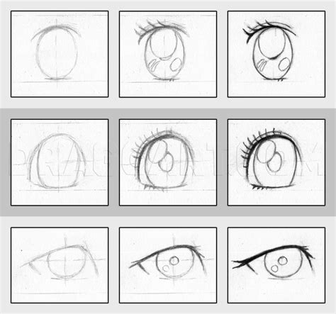 How To Draw Manga Eyes Step By Step Step 8 Now Draw The Iris