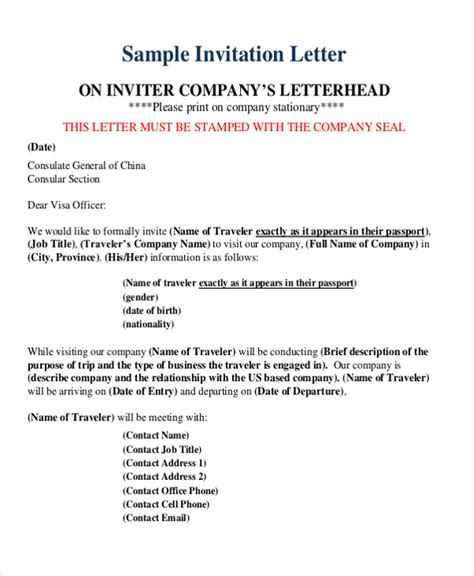 Sample invitation letter for australian visa. Invitation Letter To Visit Uae / FREE 42+ Business Letter ...