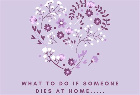 When someone dies, it may help to have a written plan of what you need to do including who you will need to contact. What to do when someone dies at home | Kent Funerals ...