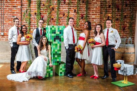 Amazing Minecraft Wedding Pics Global Geek News
