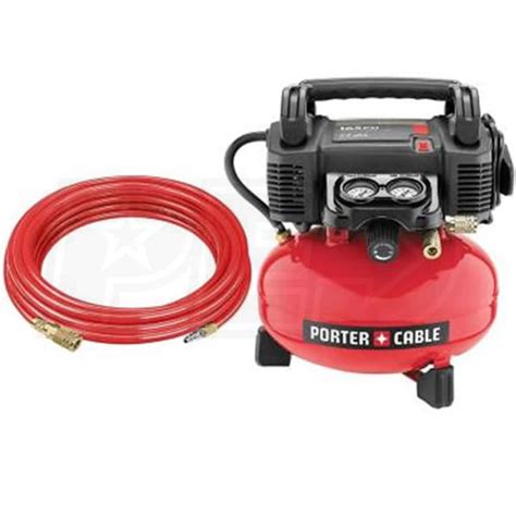 Porter Cable C2004 Wk 4 Gallon Pancake Air Compressor W Hose