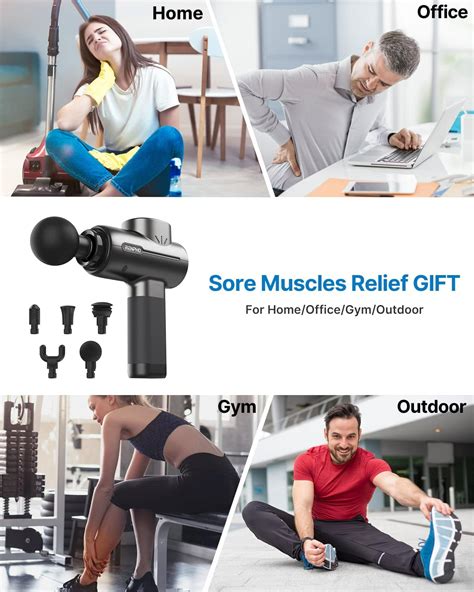 Buy Renpho Active Massage Gun Deep Tissue Muscle 2022 Upgrade Powerful Portable Gun Massage