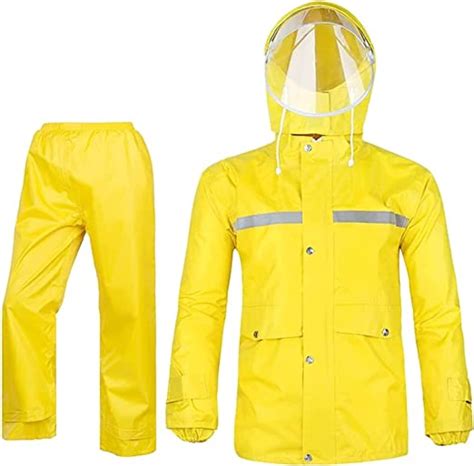 Long Waterproof Coat Rain Suits For Men Women Waterproof Heavy Duty