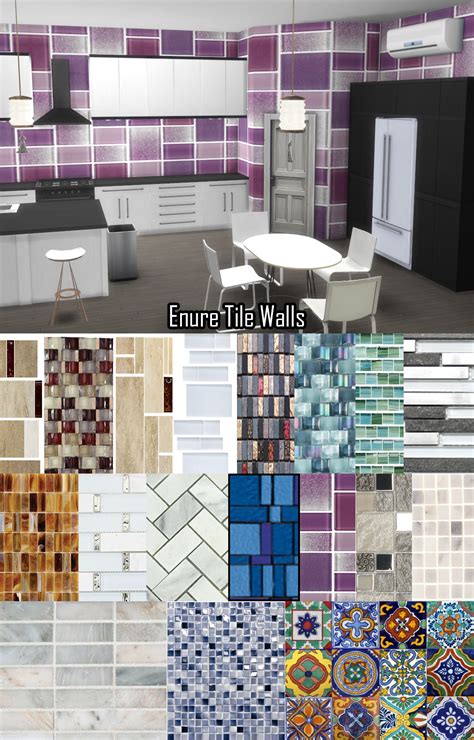 Sims 4 Corner Tiles My Sims 4 Blog Simple Bathroom Tiles By Ms3b