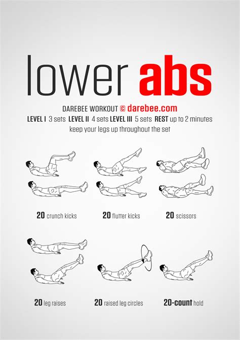 But, if that's too challenging or you don't have the flexibility, bend your knees, forzaglia says. Lower Abs Workout
