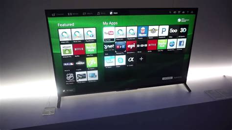 The called smart tv are normal tvs with apps installed. Sony interfaccia Smart TV 2014 - anteprima - YouTube