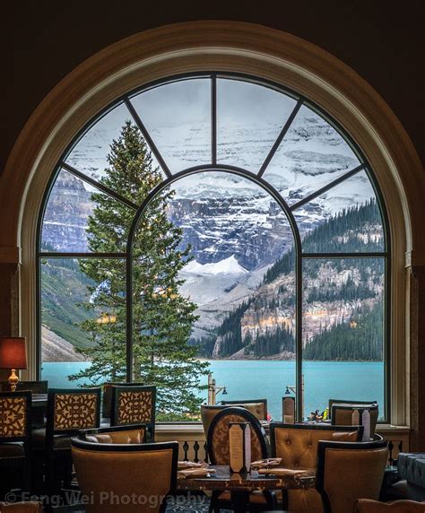 Window With A View Fairmont Chateau Lake Louise Banff National Park