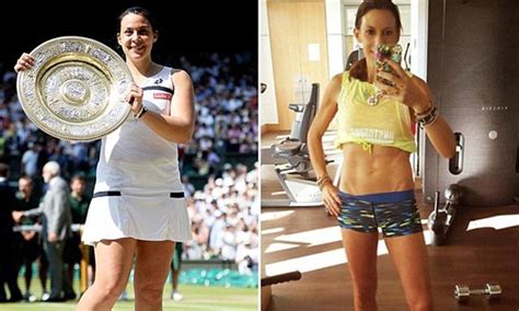 Ex Wimbledon Champion Marion Bartoli Is Ill With A Virus That Stops Her Eating Daily Mail Online