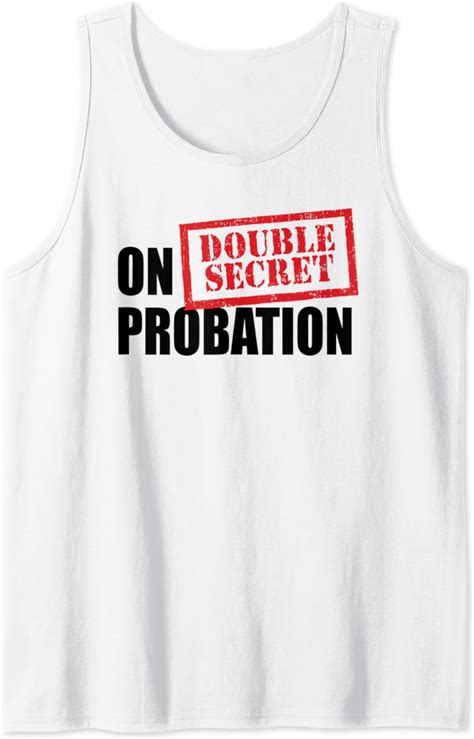 On Double Secret Probation Tank Top Clothing Shoes And Jewelry