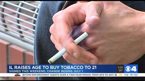 Illinois Is The Latest State To Raise The Age For Tobacco Purchases Youtube
