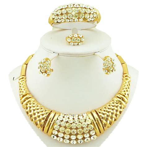 Gold Plating Jewelry Set Wholesale Price Fashion Jewelry Sets Fine