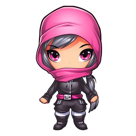 Cute Ninja Girl Clipart Illustration Ai Generative 27238506 Png