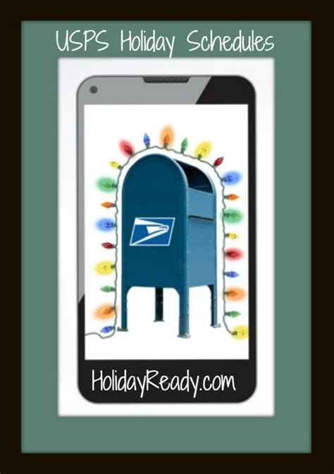Usps Holiday Schedules Simply Sherryl