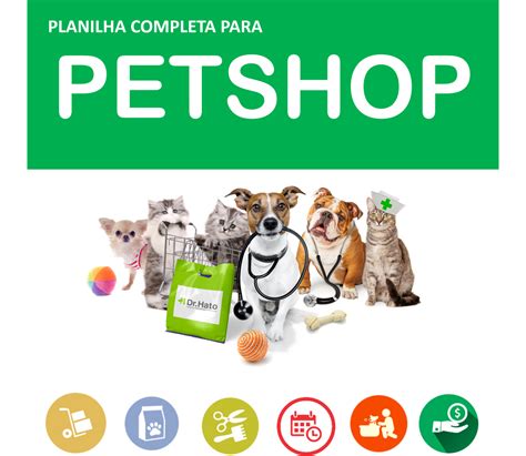 Planilha Controle De Pet Shop Profissional Com Agendamento Smart