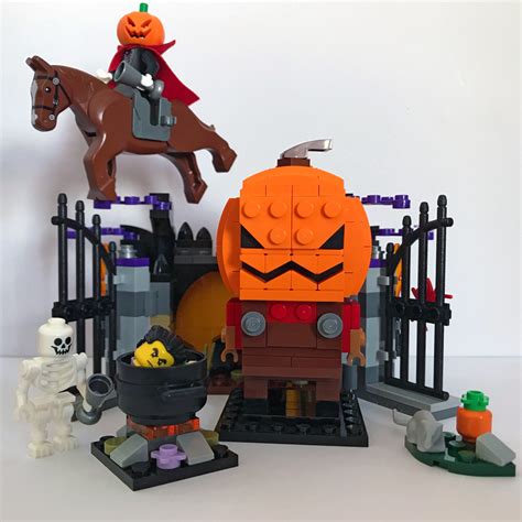My Halloween Themed Brickheadz Made Using Only Go Brick Me