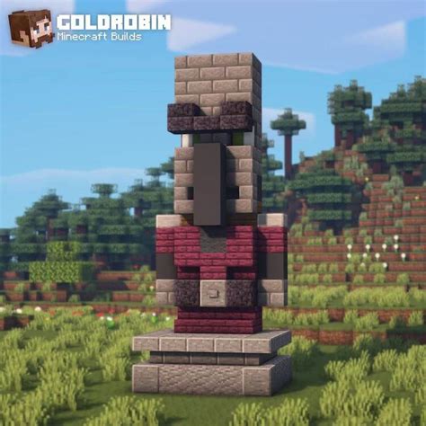 18 Impresionantes Construcciones De Estatuas De Minecraft Por Goldrobin