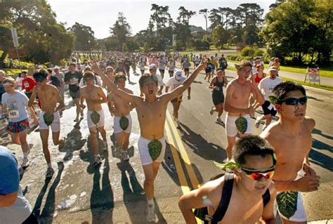San Francisco Race S Naked Joggers To Be Tolerated Barely They
