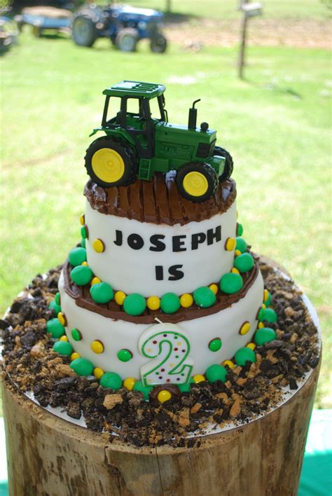 Tractor Birthday Cake Ginasbakery