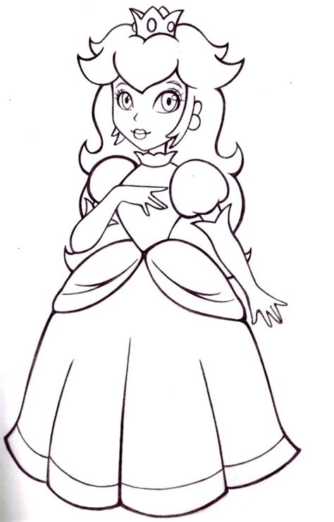 Characters from super mario 2014 poster. Free Princess Peach Coloring Pages For Kids | Super mario ...