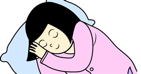 Sleeping Cartoon Girl Clipart Best