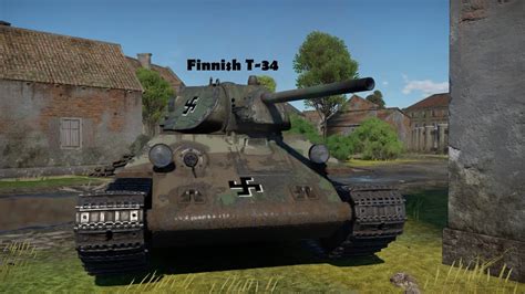 Finnish T 34 In War Thunder Fun Youtube