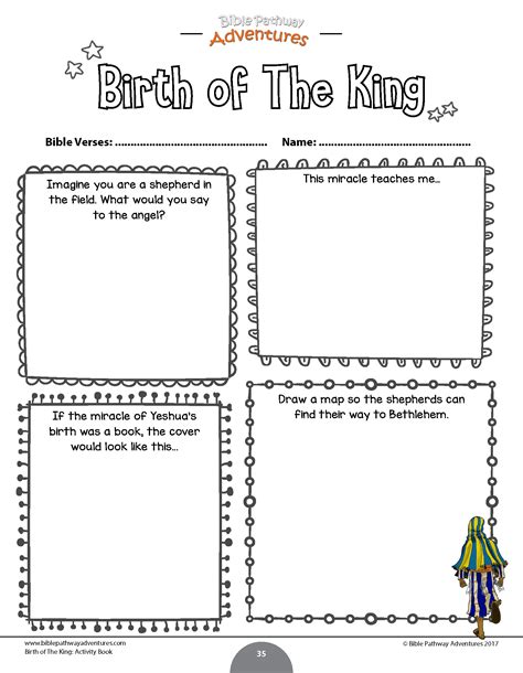 Printable Birth Of Jesus Story For Children