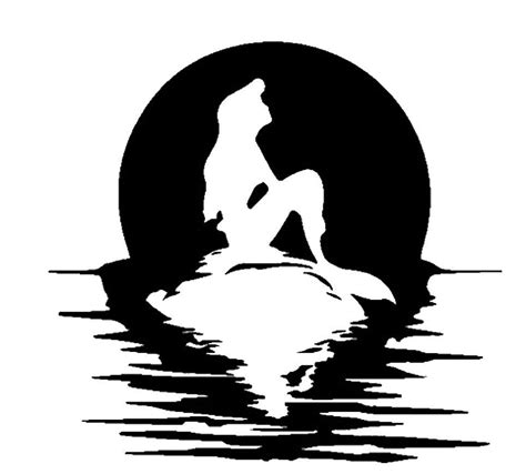 Free Free 84 Little Mermaid Svg Black And White SVG PNG EPS DXF File