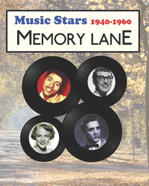 Buy Music Stars 1940 1960 Memory Lane Large Print Book For Dementia