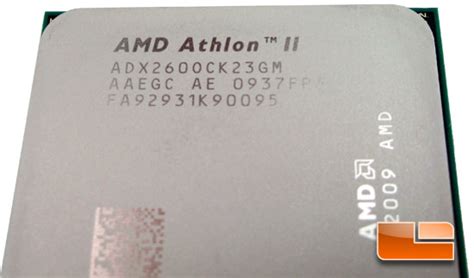 Amd Athlon Ii X2 260 Dual Core Processor Performance Review Legit Reviews