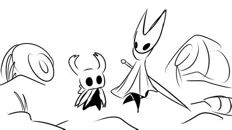 Drawing Hollow Knight Coloring Pages Hornet Hollow Knight Art Print
