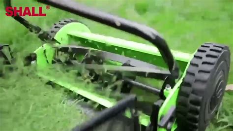 Best 16inch Hand Push Lawn Mower Manual Mower Youtube