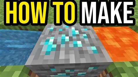 How To Make Cobblestone Generator With Ores In Minecraft Bedrock YouTube