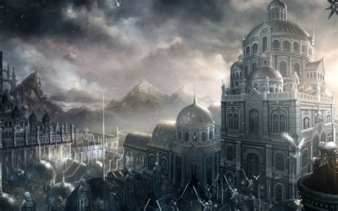 Fantasy Building Desktop Wallpaper 111140 Baltana