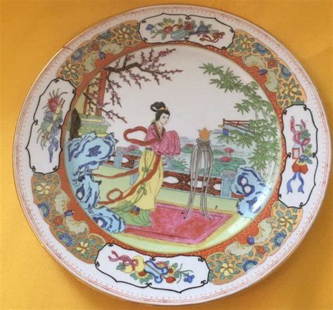 Hand Painted Chinese Porcelain Plate Made In China Second Half Of The