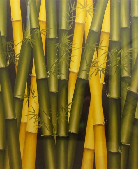 Gergaji, pensil, penggaris, dan meteran. Contoh Lukisan Pohon Bambu - Contoh Gambar Lukisan