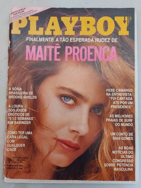Revista Playboy Mait Proen A Ano De Editora Abril
