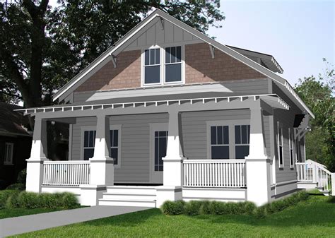 3 Bedroom Arts And Crafts Bungalow House Plan 50101ph Architectural