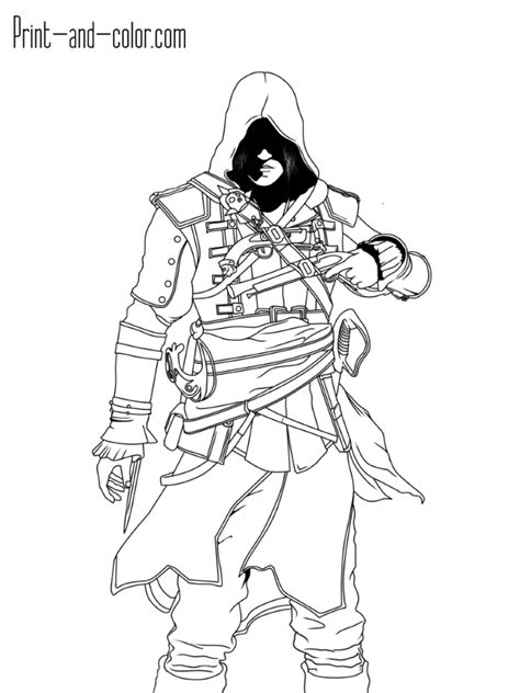 Assassins Creed Coloring Pages Keltonilmeza