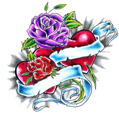 Rose Heart Tattoos | Rose heart tattoo, Heart tattoos with names, Baby name tattoos