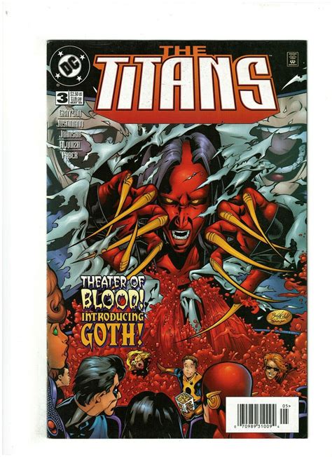 The Titans 3 Vf 80 Newsstand Dc Comics 1999 Nightwing And Starfire