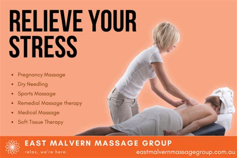 Relieve Your Stress With Our Best Massage Therapies East Malvern Massage Group