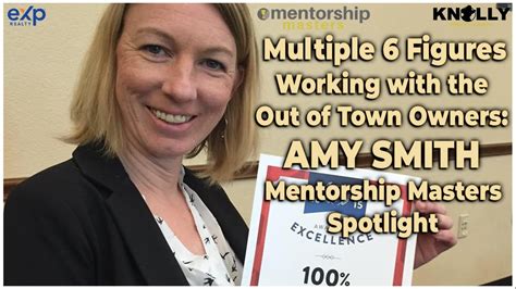 multiple 6 figures working with the out of town owners amy smith mentorship masters spotlight