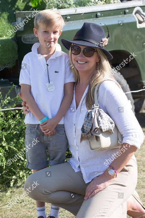 Penny Lancaster Son Aiden Stewart Editorial Stock Photo Stock Image