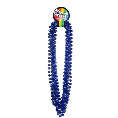 Blue 33 12mm Bead Necklaces Party Beads Party Beads Medallions